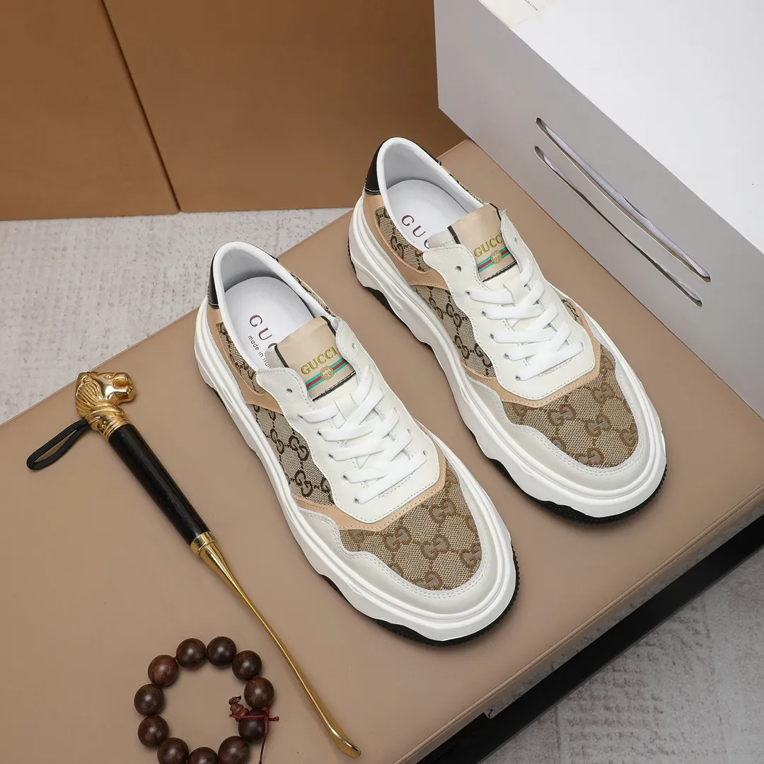 Men's shoes💰440 GUCCI🔍🔍2023 latest model On sale at the same time at the counter, original calfskin imported from Italy, genuine leather lining, (high-end, luxury, and class) exquisite workmanship, soles: original soles specially provided by the original factory, ⚠Exclusive double-layer movable molded soles are super comfortable⚠, real photos🎬The real ones are better🔍🔍"High quality·Follow the order" code number 38-44